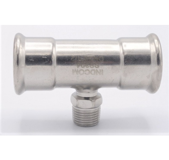 Pièce en T, pressage, F/M (filetage extérieur)/F | 35_1/2"_35