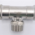 Pièce en T, pressage, F/M (filetage extérieur)/F | 42_1 1/4"_42
