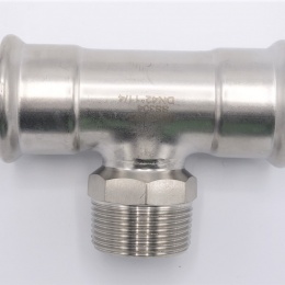 Pièce en T, pressage, F/M (filetage extérieur)/F | 42_1 1/4"_42