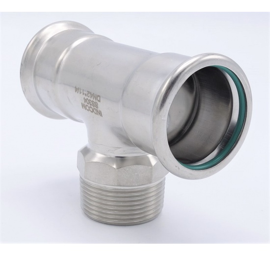 Pièce en T, pressage, F/M (filetage extérieur)/F | 42_1 1/4"_42