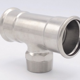 Pièce en T, pressage, F/M (filetage extérieur)/F | 54_1 1/2"_54