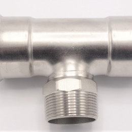 Pièce en T, pressage, F/M (filetage extérieur)/F | 54_1 1/2"_54