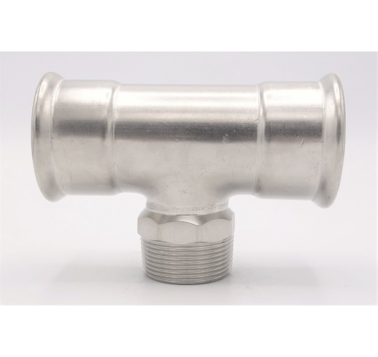 Pièce en T, pressage, F/M (filetage extérieur)/F | 54_1 1/2"_54