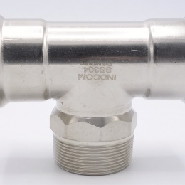 Pièce en T, pressage, F/M (filetage extérieur)/F 54_2"_54