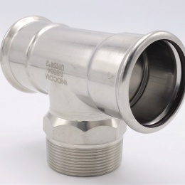 Pièce en T, pressage, F/M (filetage extérieur)/F 54_2"_54