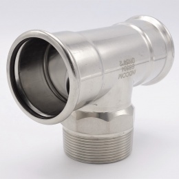 Pièce en T, pressage, F/M (filetage extérieur)/F 54_2"_54