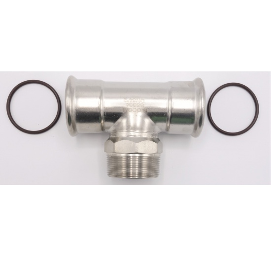 Pièce en T, pressage, F/M (filetage extérieur)/F 54_2"_54