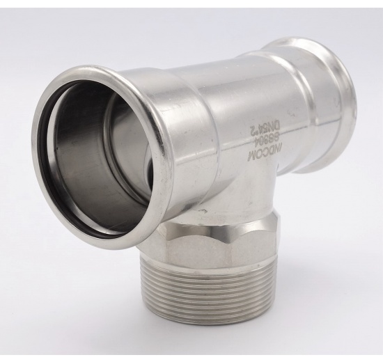 Pièce en T, pressage, F/M (filetage extérieur)/F 54_2"_54