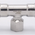 Pièce en T, pressée, F/F(filetage intérieur)/F 22_1/2"_22