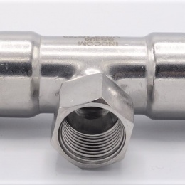 Pièce en T, pressée, F/F(filetage intérieur)/F 28_1/2"_28