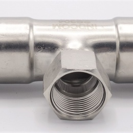 Pièce en T, pressée, F/F(filetage intérieur)/F 35_3/4"_35