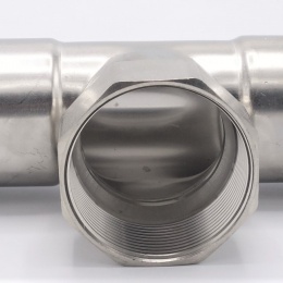 Pièce en T, pressée, F/F(filetage intérieur)/F 54_2"_54