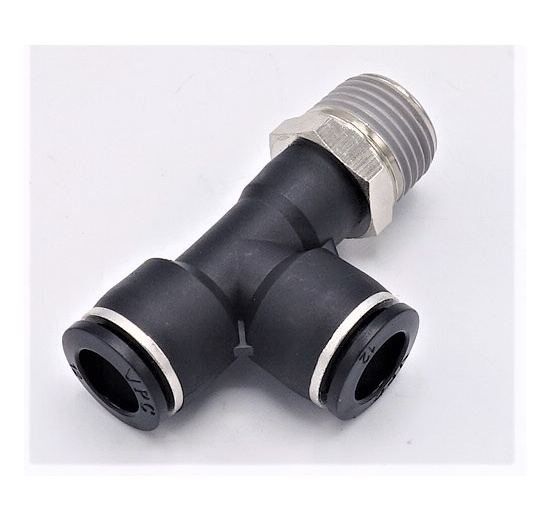 Pièce en T tournante, filetage à côte DN 10 mm - 1/4