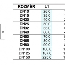 Pièces T longues, à souder DN20 (22x1,5mm)