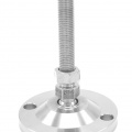 Pieds en acier inoxydable, réglables en hauteur, avec articulation D100 M16 100 mm
