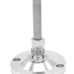 Pieds en acier inoxydable, réglables en hauteur, avec articulation D100 M16 100 mm