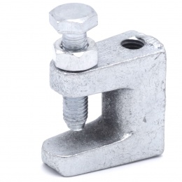 pince à poutre galvanisée pour la fixation de tiges filetées