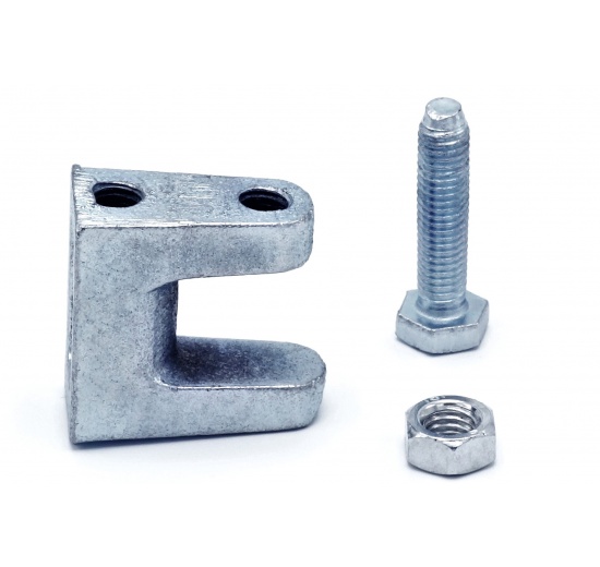 pince à poutre galvanisée pour la fixation de tiges filetées