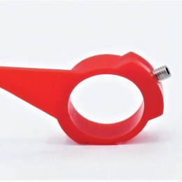 plastový mechanický indikátor, barva červená