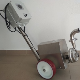 Pompe mobile centrifuge avec roue ouverte