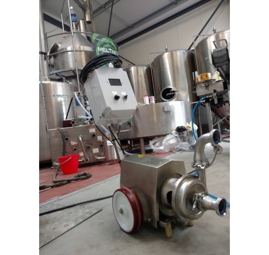 Pompe mobile centrifuge avec roue ouverte