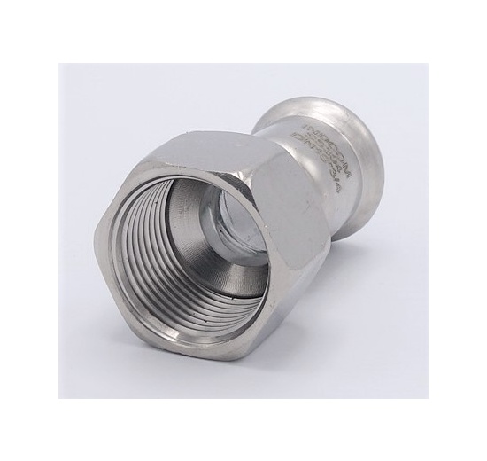 Přechodka lisovací/závit vnitřní 18 mm_3/4" nerezová