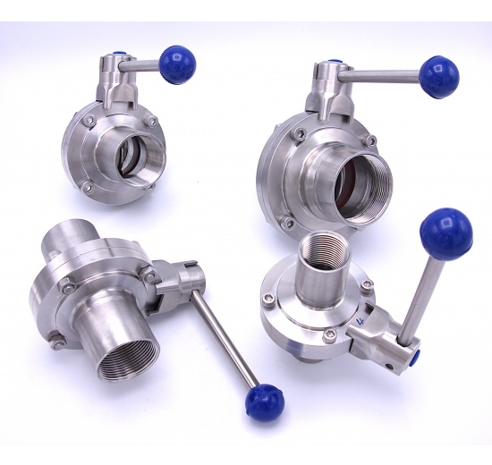 Přímé klapky navařovací úprava G závit