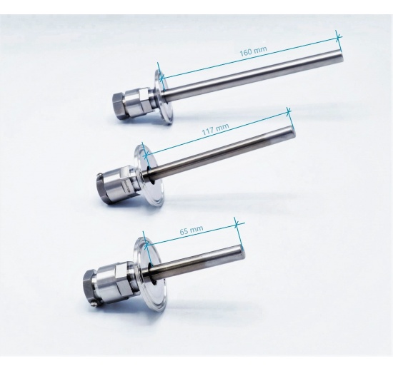 Puits de thermomètre |Collier de serrage 200 mm (1/2") 50,5