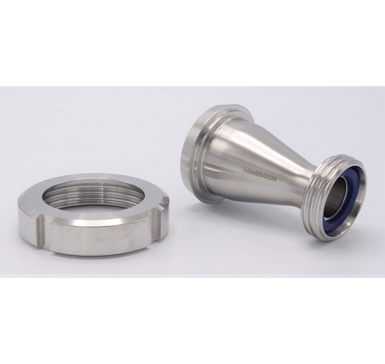 Réducteurs concentriques Union 11851, DIN DN50/25 inox