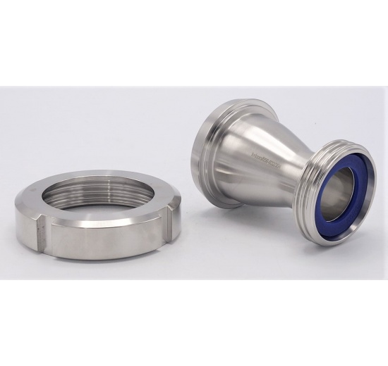 Réducteurs concentriques Union 11851, DIN DN50/32, inox