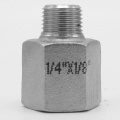 Réduction de filetage de l'interieurde/ l'extérieur type 324, 1/4"x1/8" acier inoxydable