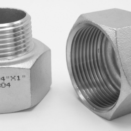 Réduction de filetage de l'interieurde/ l'extérieur type 324, 5/4"x1" acier inoxydable