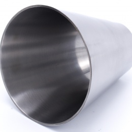 Réductions concentriques, à souder S-S, courtes|DN100/50(L=105mm) axier inoxydable