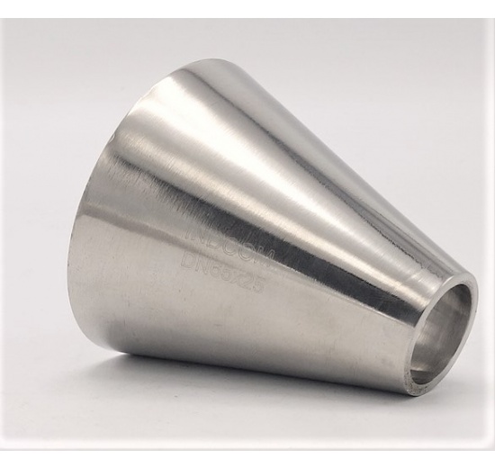 Réductions concentriques, à souder S-S, courtes DN65/25, inox