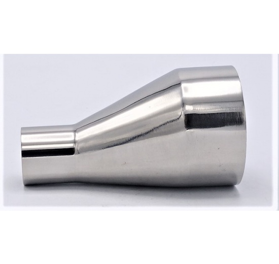 Réductions excentriques, à souder, inox, longues DN 65/32