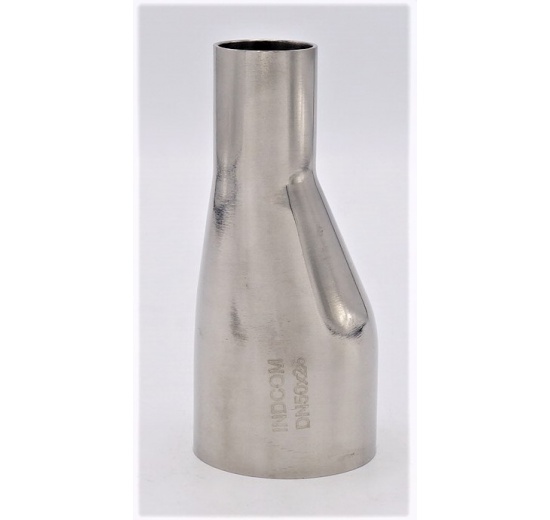 Réductions excentriques, à souder, longues DN 50/25, acier inoxydable