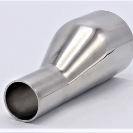 Réductions excentriques, inox, à souder, longues DN 50/25