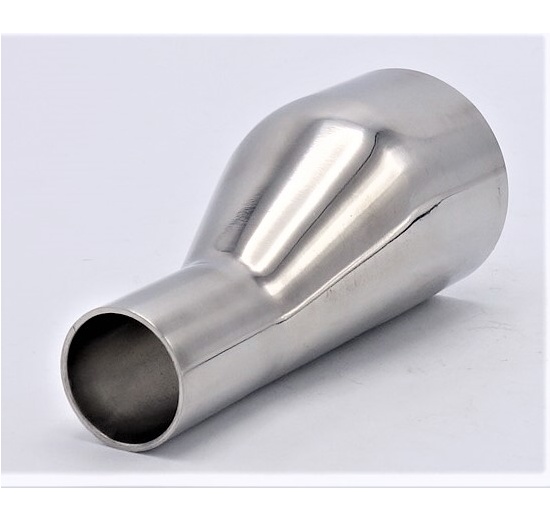 Réductions excentriques, inox, à souder, longues DN 50/25