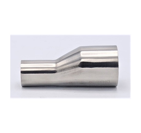 Réductions excentriques, inox, à souder, longues DN32/20