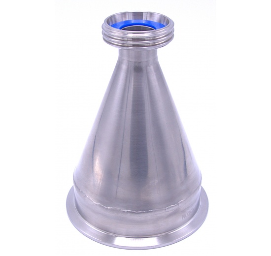 Redukce CLAMP DN100 (4")_union male  DIN11851