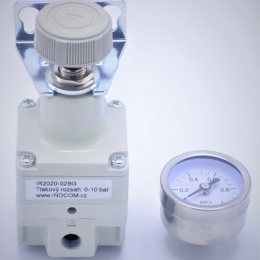 Redukční ventil s jemnou regulací G 1/4"   rozsah 0.1-10 bar