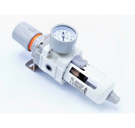 regulační ventil, filtr a ochranný koš