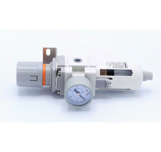 regulátor tlaku vzduchu + filtr + ochranný koš