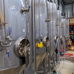 réservoirs en acier inoxydable pour l'industrie de la boisson