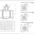 Robinet à tournant sphérique, acier inox, en deux parties avec adaptateur pour propulsion