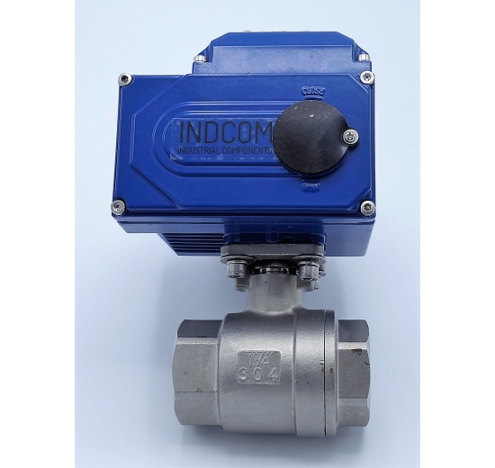 Robinet à tournant sphérique, acier inox, en deux parties avec adaptateur pour propulsion