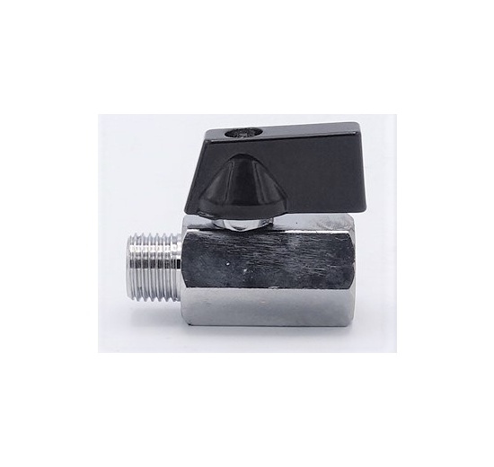 Robinet à tournant sphérique MINI BRASS à débit réduit, monobloc, fileté | 1/4”