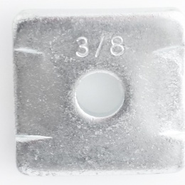 Rondelle carrée galvanisée