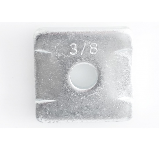 Rondelle carrée galvanisée