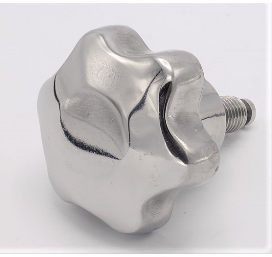 Roue de commande de secours pour valve à membrane, inox